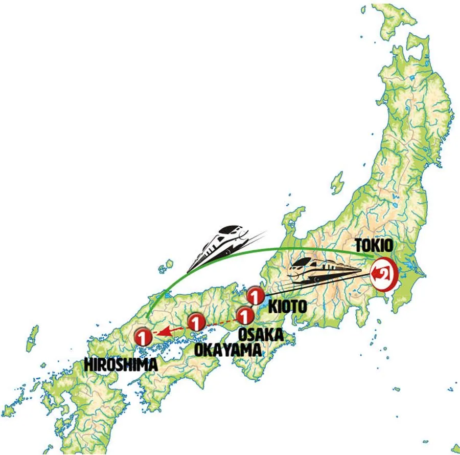 Tokio, Kioto e Hiroshima Fin Tokio - imagen 1