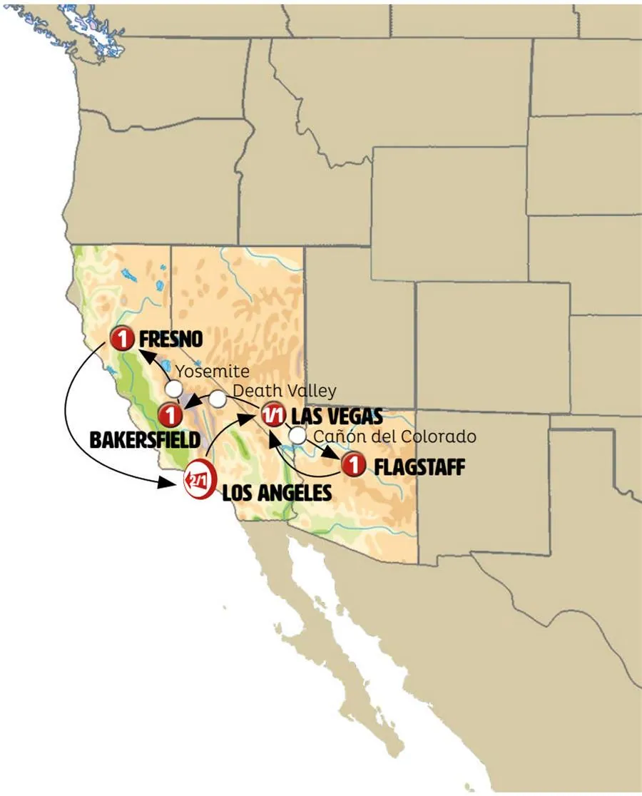 Los Ángeles, las Vegas con Parques Nacionales - imagen 1