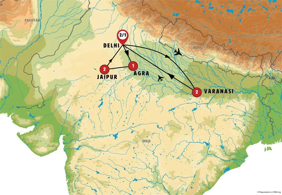 Triángulo Dorado y Varanasi - imagen 1