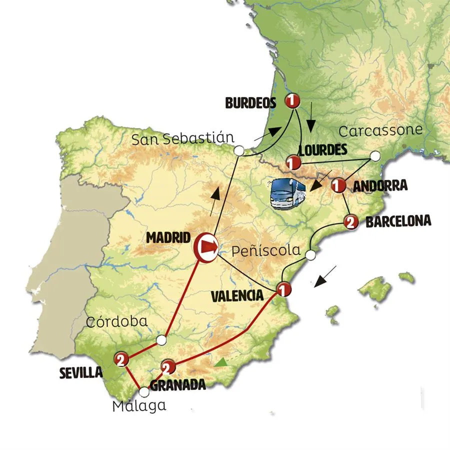 Pirineos, Lourdes, Andorra y Barcelona - imagen 1