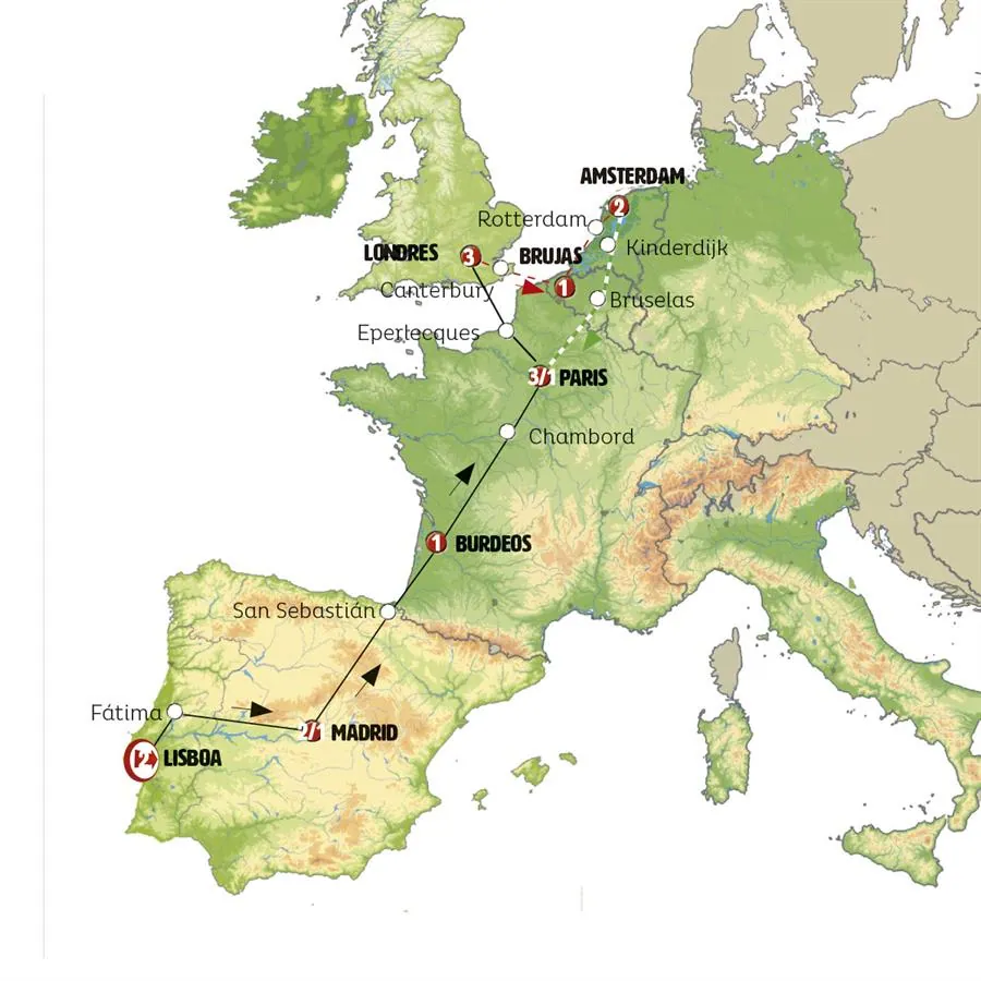 Lisboa, Madrid y Norte Europeo - imagen 1