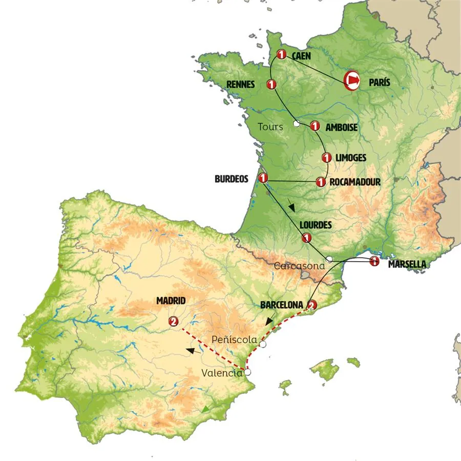 Normandía, Todo Francia y Barcelona - imagen 1