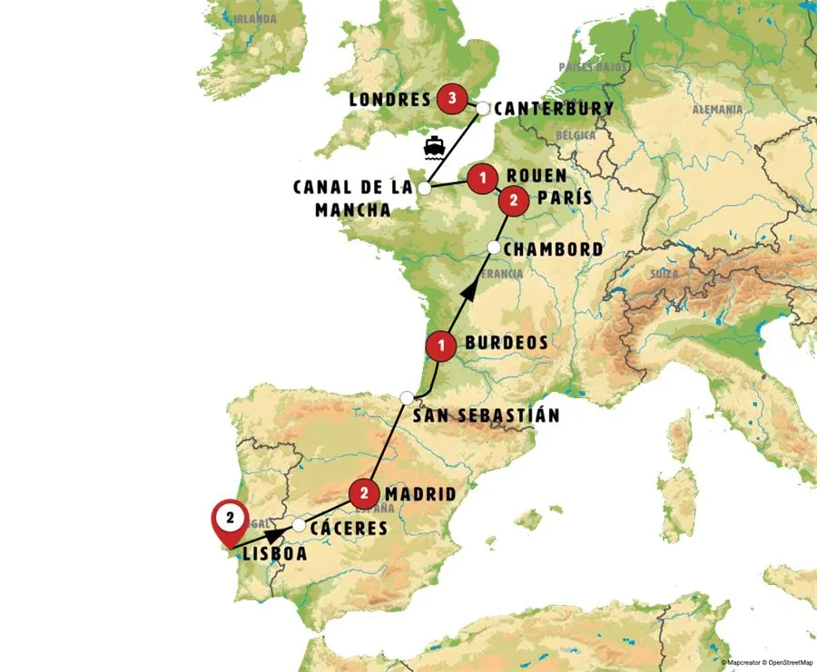 Lisboa, Madrid, París y Londres +i - imagen 1