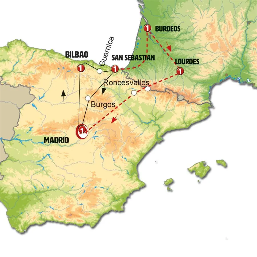 País Vasco con Lourdes Desde Madrid - imagen 1