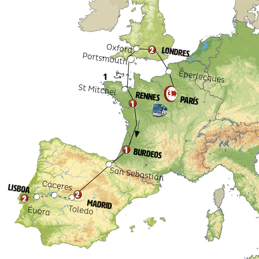París, Londres, Madrid y Lisboa - imagen 1