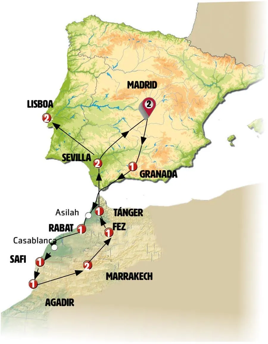 Andalucía, Lisboa y Capitales Marroquís (sin Alhambra) - imagen 1