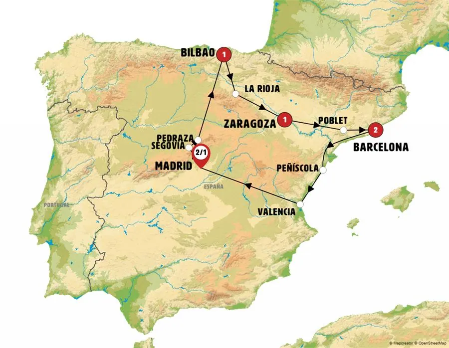 Rumbo Norte Español Fin Madrid - imagen 1