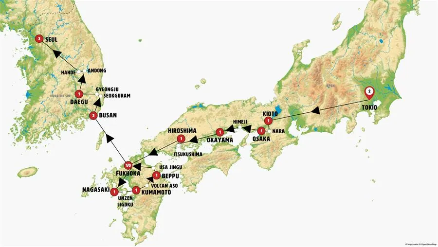 Tokio, Kioto, Japón del Sur y Corea - imagen 1