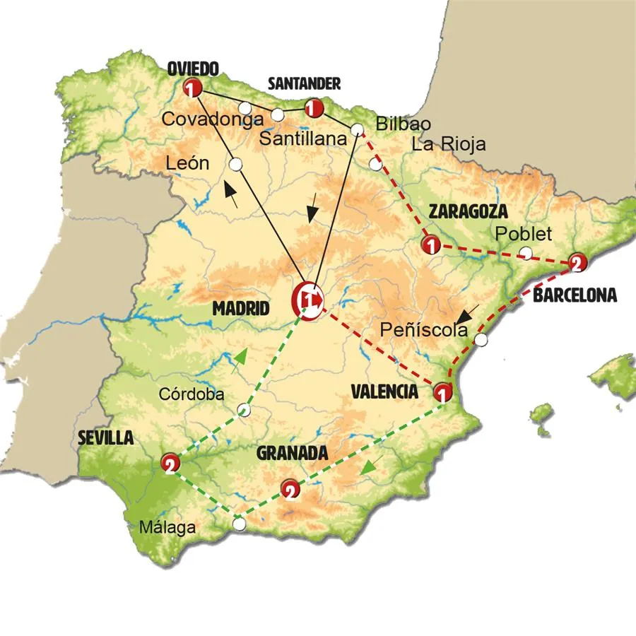 Cornisa Cantábrica y Barcelona - imagen 1