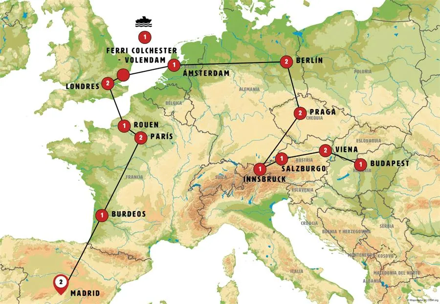 Gran Ruta Europea +i - Fin Budapest - imagen 1