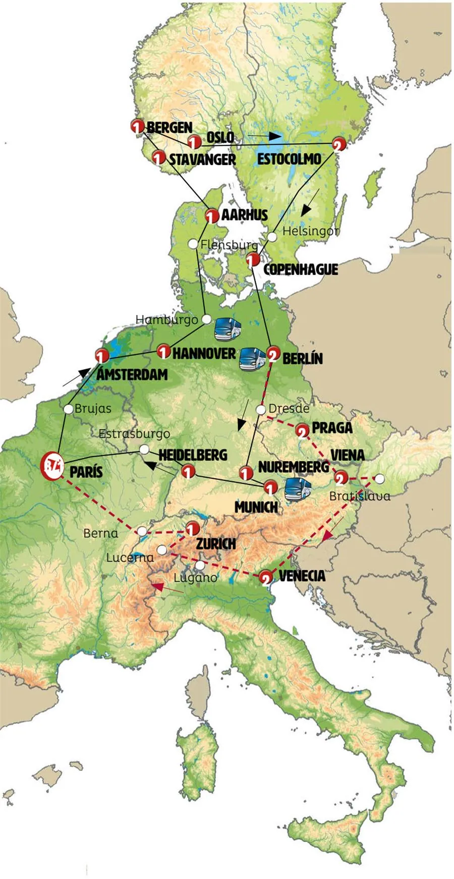 Centro Europa y Escandinavia - imagen 1