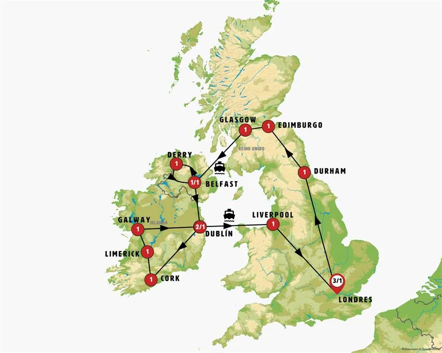 Gran Ruta Británica e Isla Esmeralda con Londres - imagen 1