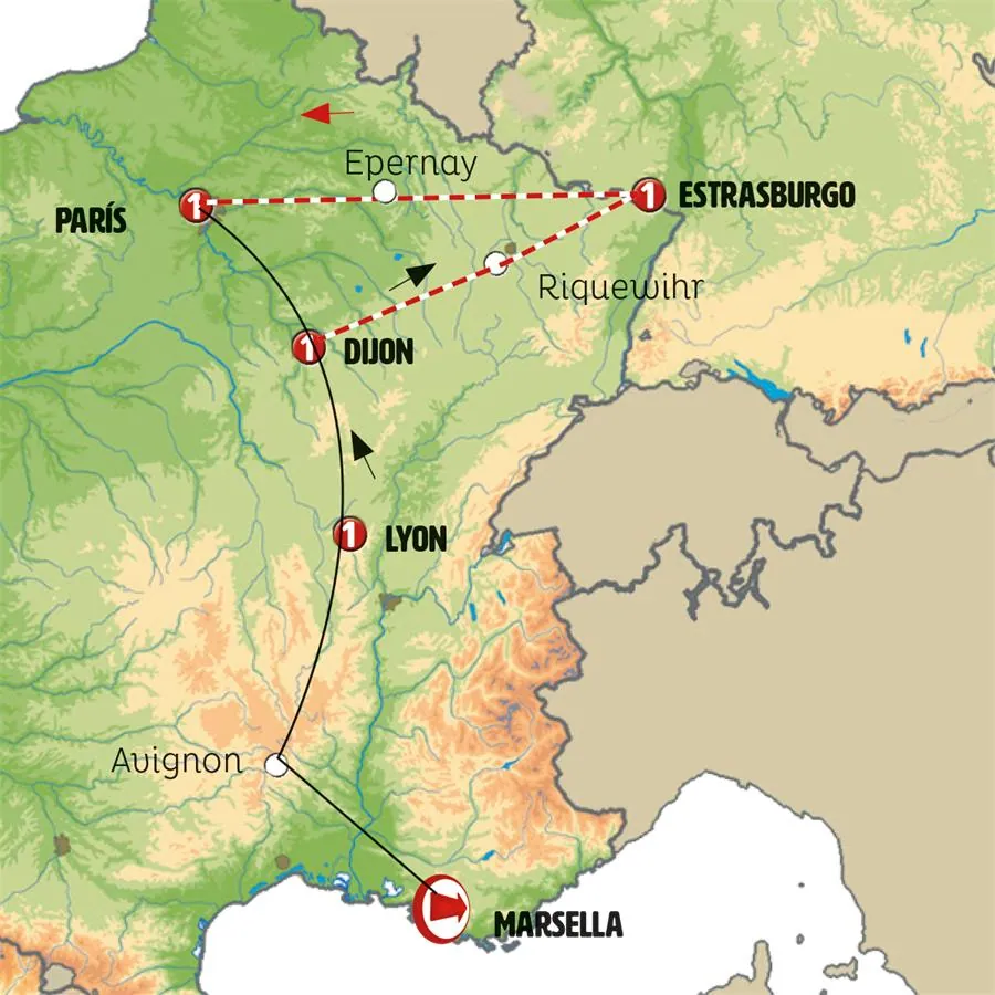 Costa Azul y Borgoña - imagen 1