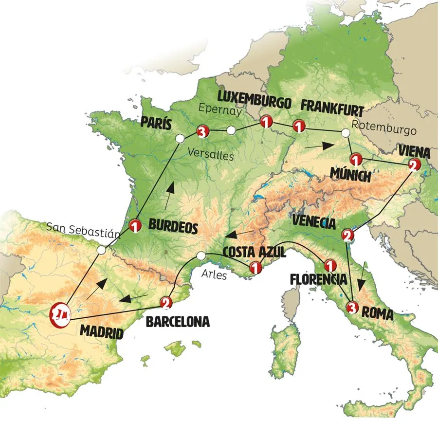 Toda Europa Turista Bcn 2 Noches - imagen 1