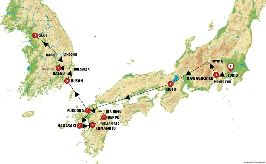 Volcanes y Montañas Sagradas de Japón y Corea - imagen 1