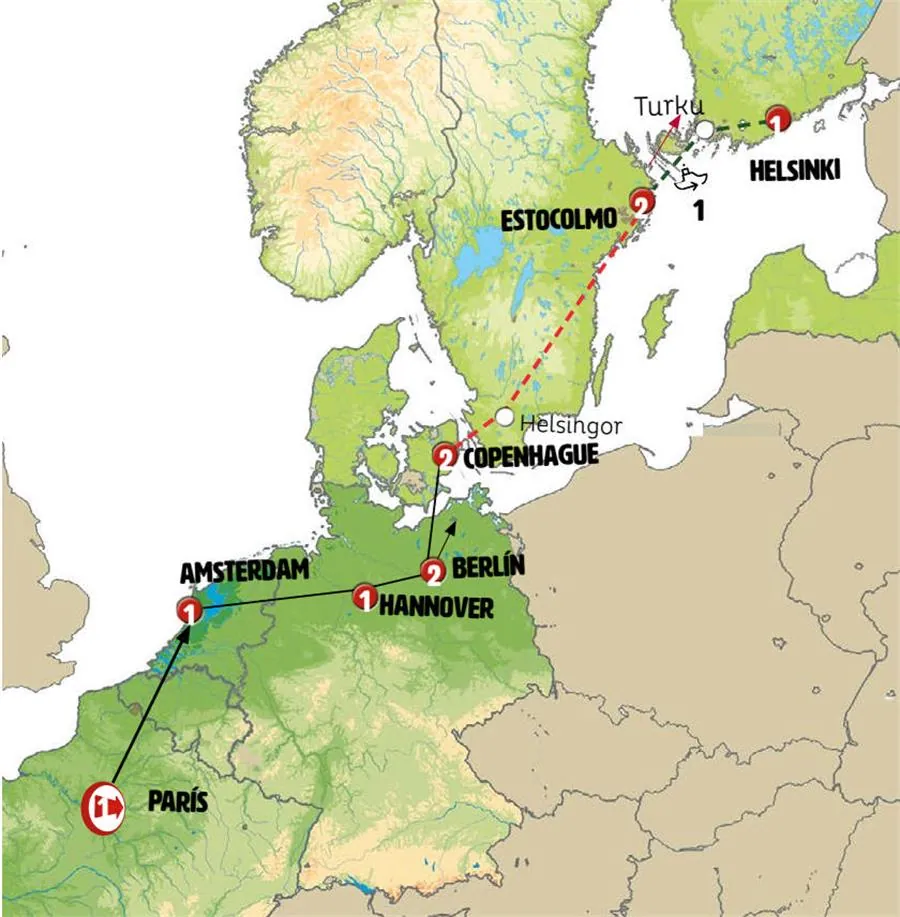 Grandes Capitales del Norte Fin Helsinki - imagen 1